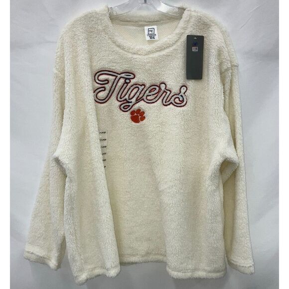 Women’s Clemson Tigers Sherpa Sweatshirt – Size 2X – NWT - Picture 1 of 5